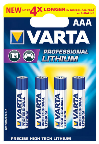 Varta Pile lithium CR 1/2 AA 3,0 V, 950 mAh (Import Allemagne) : :  High-Tech