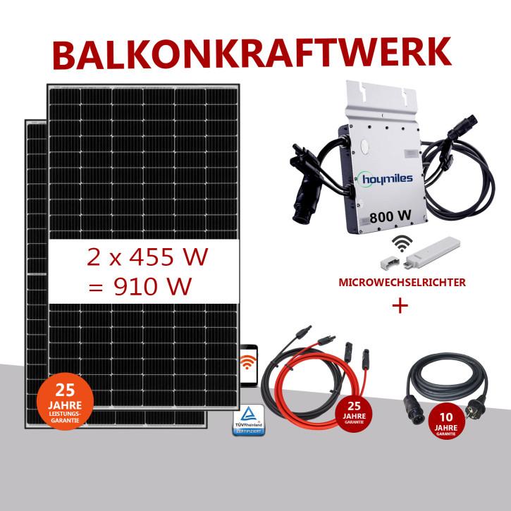 Balkonkraftwerk 910 W