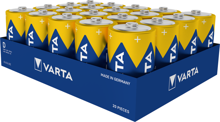 Varta - Mono D Industrial LR20 Batterien - 20er Packung