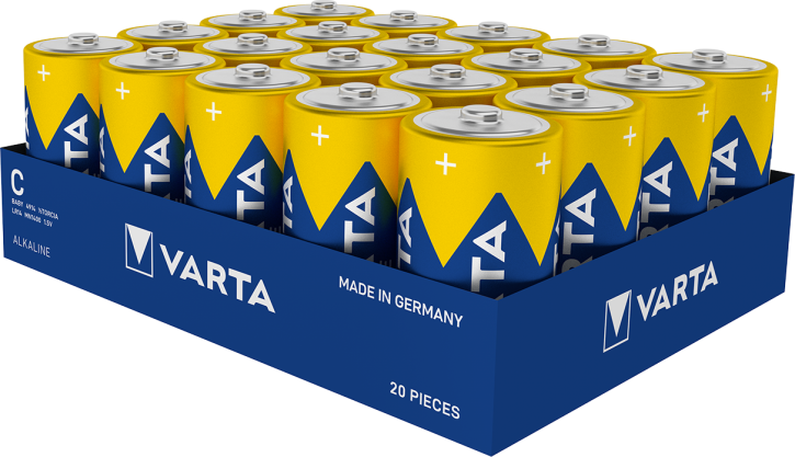 Varta - Baby C Industrial LR14 Batterien - 20er Packung