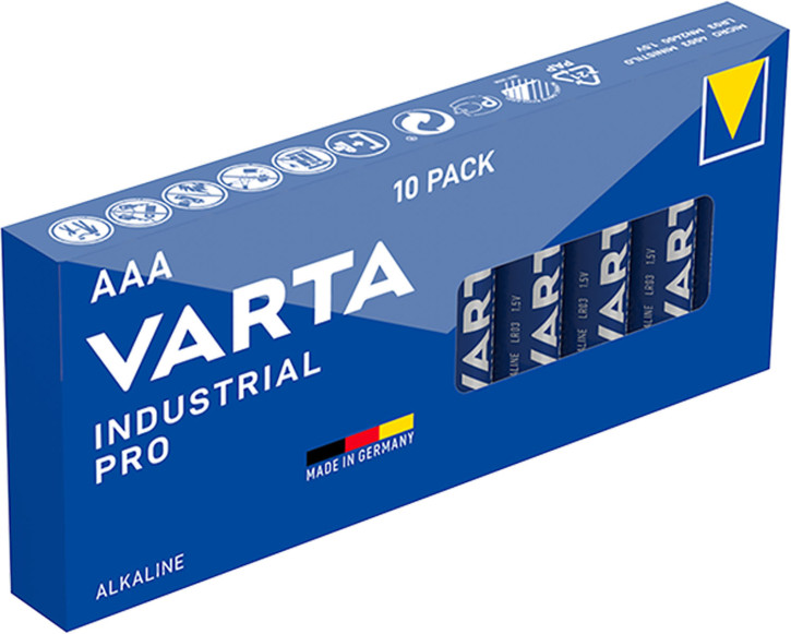 Varta - AAA Micro Pro Industrial LR03 Batterien - 10er Box