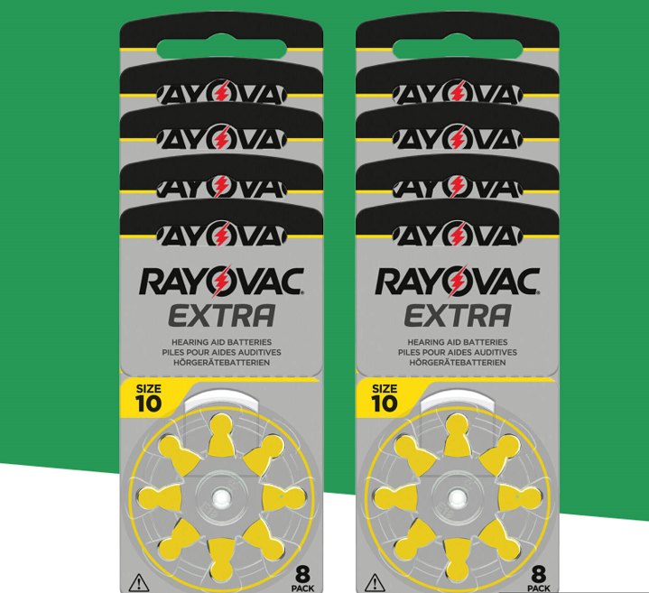 Rayovac 10 EXTRA (ZL4/PR70) 20 x 8er- 160St.