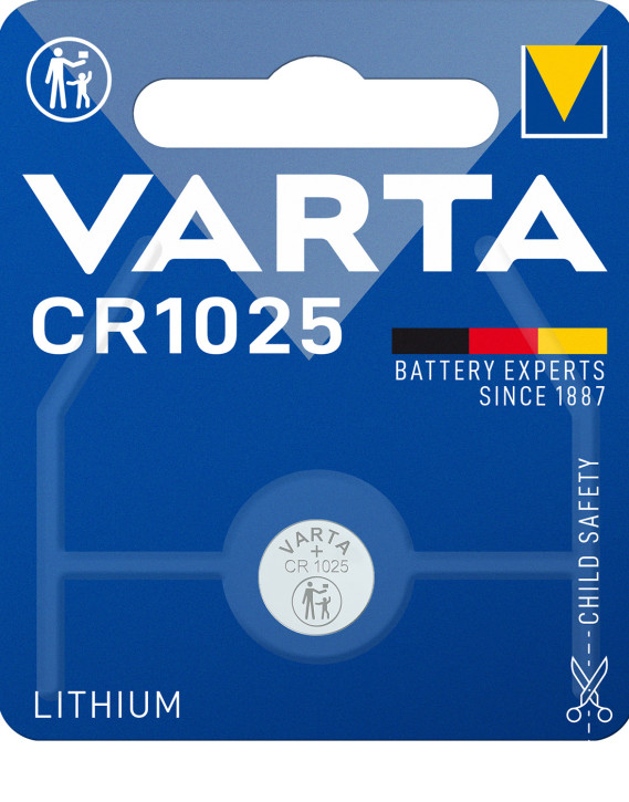 Varta CR1025 Lithium Batterie 3V