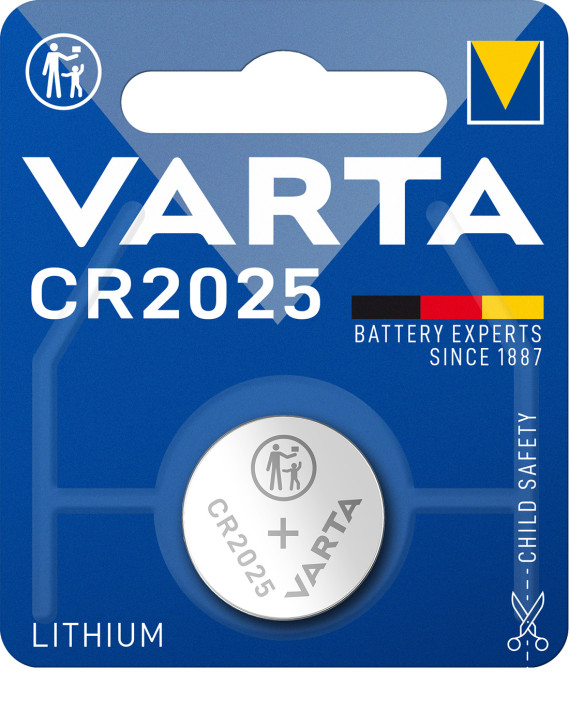 Varta CR2025 Lithium Batterie 3V