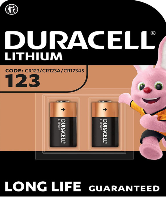 Duracell Fotobatterie CR123 - 2er Blister