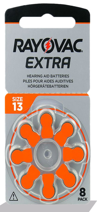 Rayovac Typ 13 Orange - 8er Blister