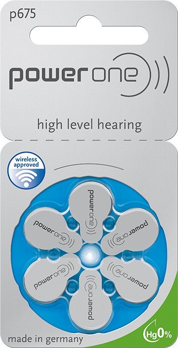 Power One Hörgerätebatterien - PR44 Typ 675