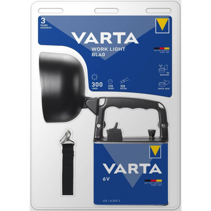 Varta Work Light BL40 Handscheinwerfer