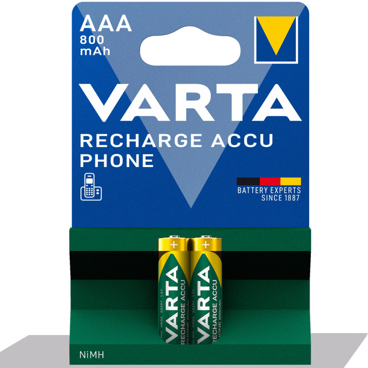 Varta 58398 - AAA Micro T398 800mAh