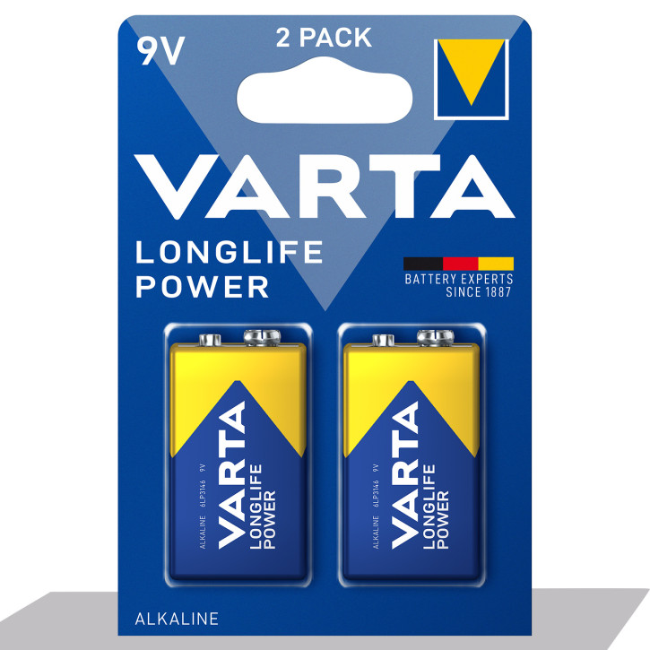 Varta - 9V Block Longlife - 2er Blister