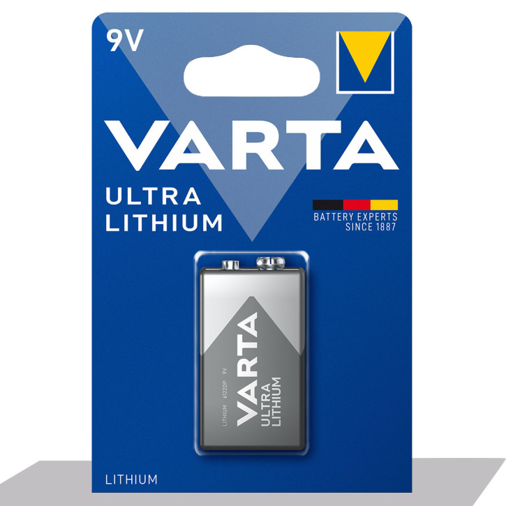 Varta - 9V Block Ultra Lithium - 1er Blister