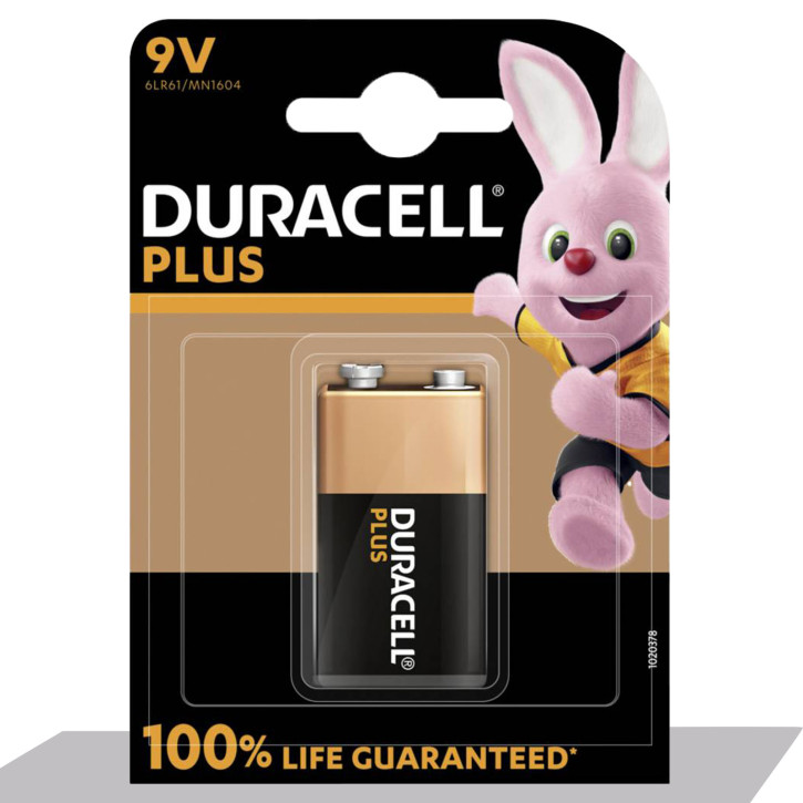 Duracell - 9V Block Plus - 1er Blister