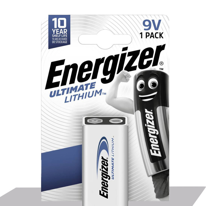 Energizer- 9V Block Ultimate Lithium - 1er Blister