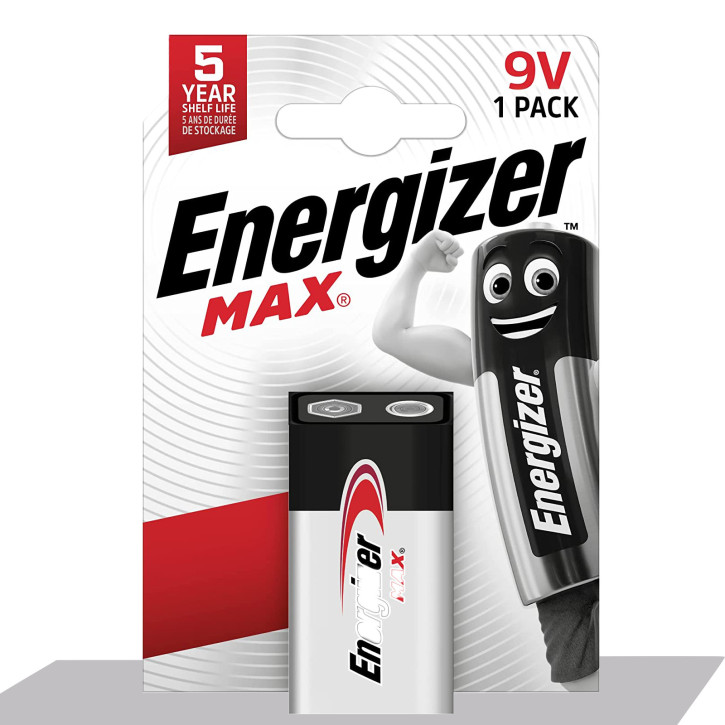 Energizer - 9V Block Max - 1er Blister