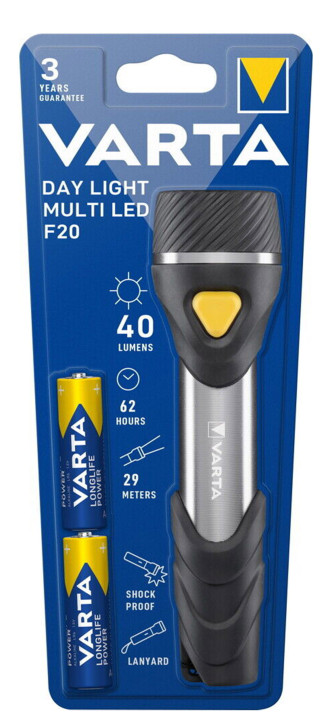 Varta Day Light Multi LED F20 Taschenlampe