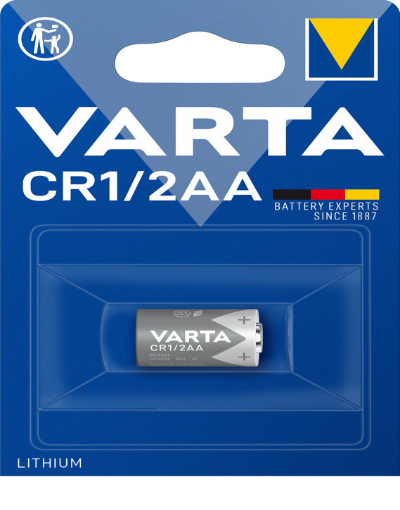 Varta Lithium 3V CR 1/2 AA Batterie - 1er Blister