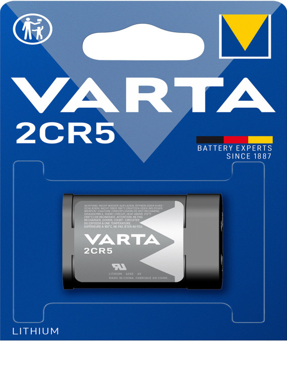 Varta - Fotobatterie 2CR5 - 1er Blister