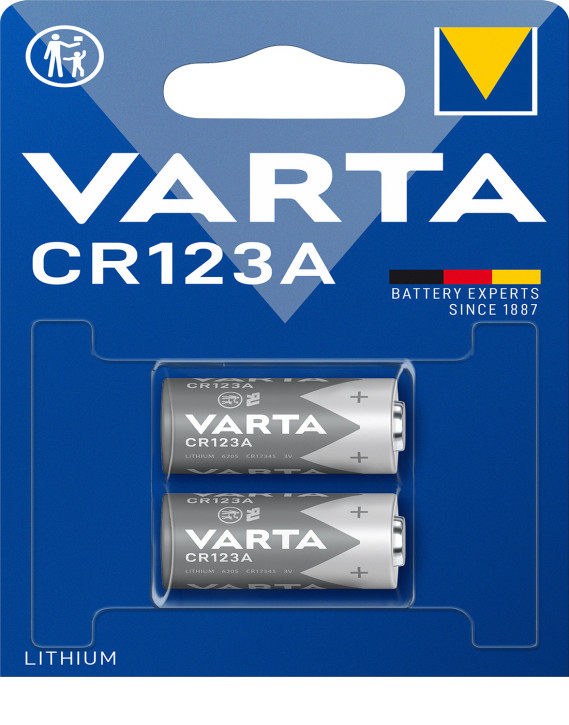 Varta Fotobatterie CR123 - 2er Blister