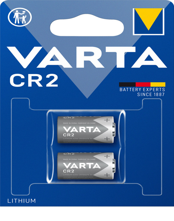 Varta Lithium 3V CR2 CR17355 Batterie - 2er Blister