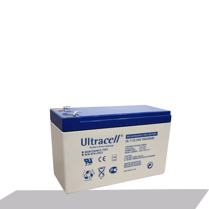 Ultracell UL7-12 Bleiakku 12V 7Ah mit 4,8mm Faston