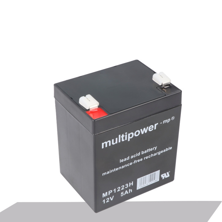 Multipower Bleiakku MP1223H - 12V Faston 6,3 mm USV